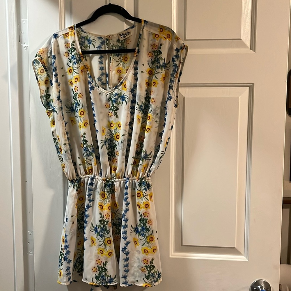 Show me your mumu sunflower romper